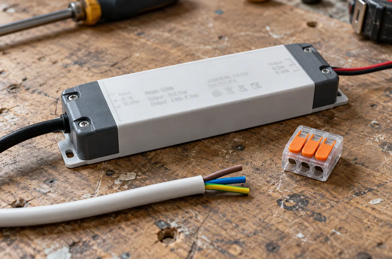 Driver LED și conector pentru corpul de iluminat Driver LED și conector pentru corpul de iluminat